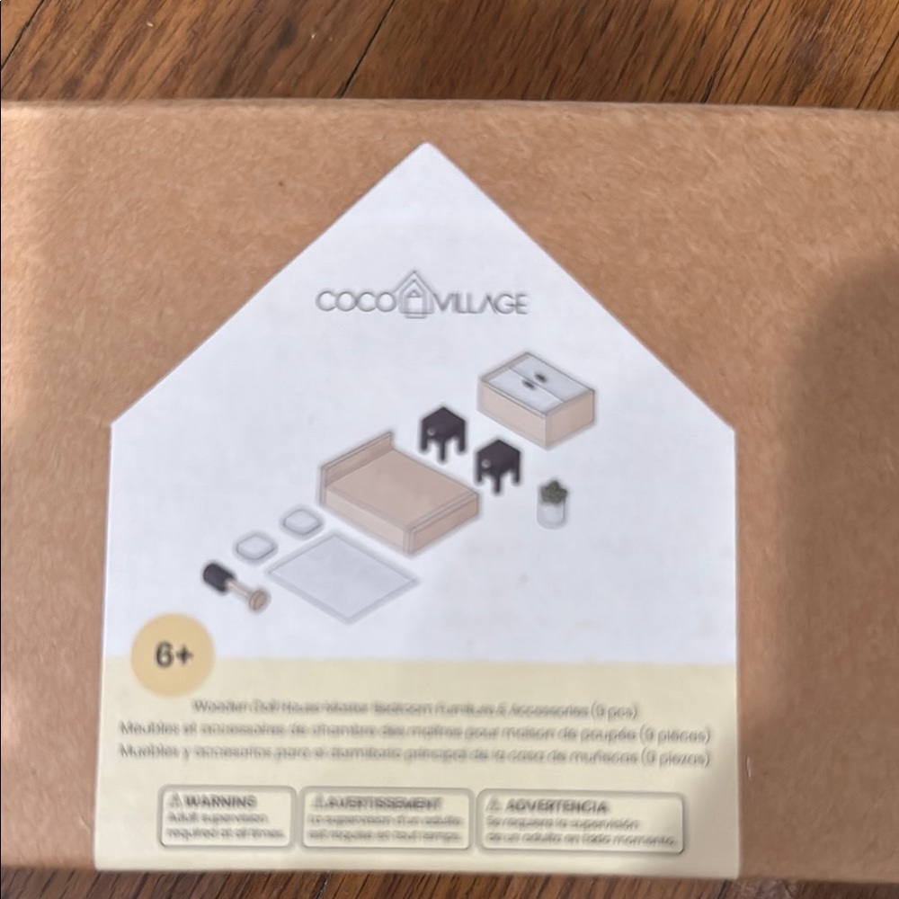 Coco Village Wooden Dollhouse Furniture Set